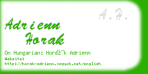 adrienn horak business card